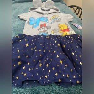 NWT DISNEY100 Cosplay
Hooded Dress Tutu Skirt Minnie
Pooh Alice 6-6x Dress